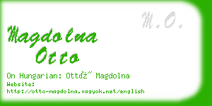 magdolna otto business card